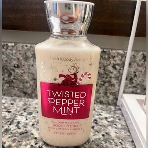 Twisted peppermint lotion